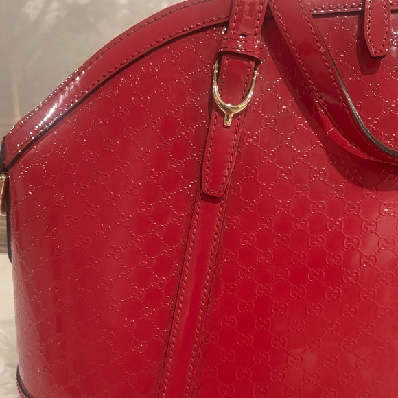 Gucci Microguccisima Patent Leather Dome - Picture 2 of 12